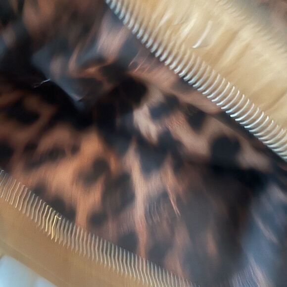 B Makowsky mustard yellow crocs prints shoulder bag with silver tone har… - Picture 14 of 16